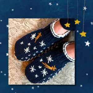 La Maison Tricotée - Sweet Night Slippers Pattern