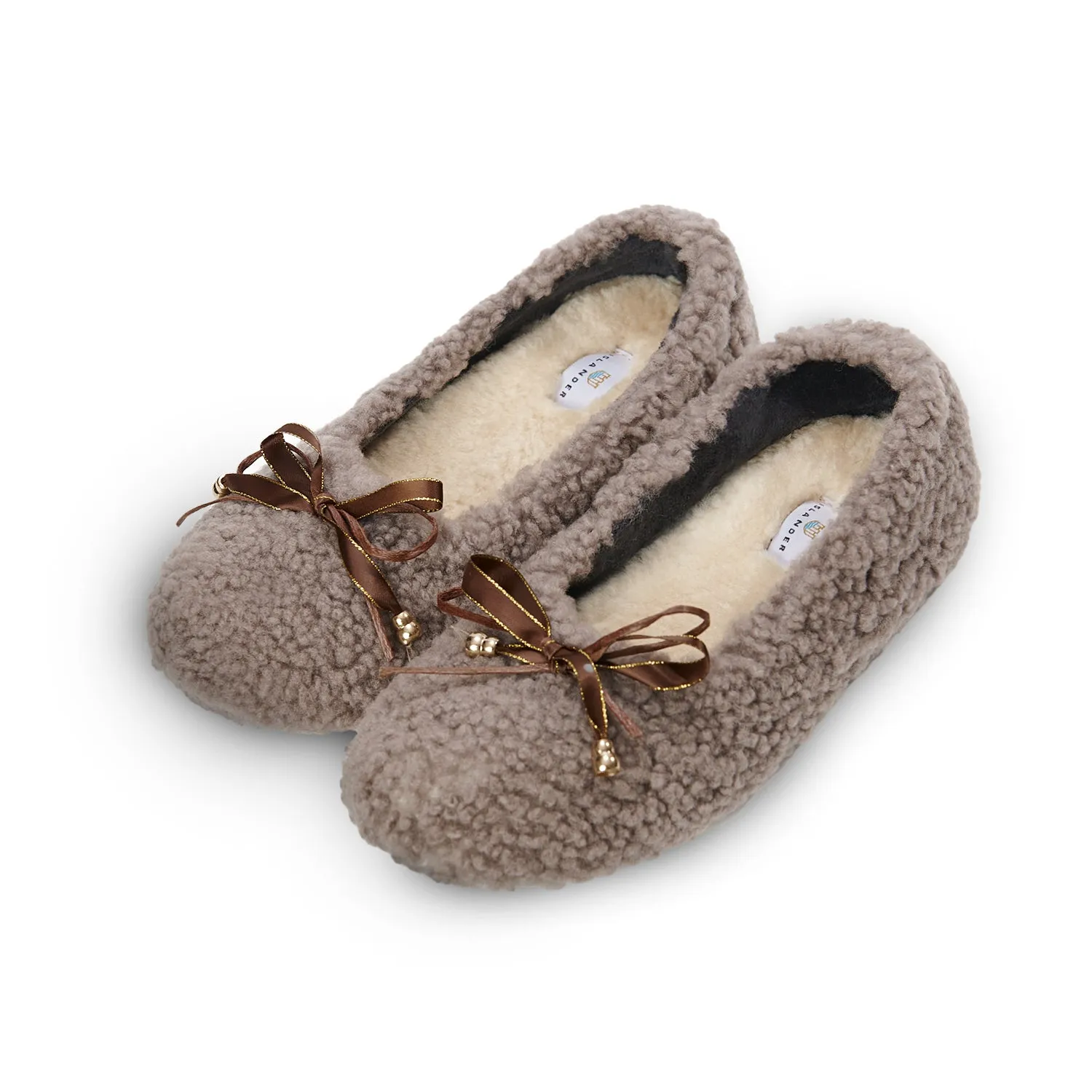 Ladies Sheepskin Ballet Slipper