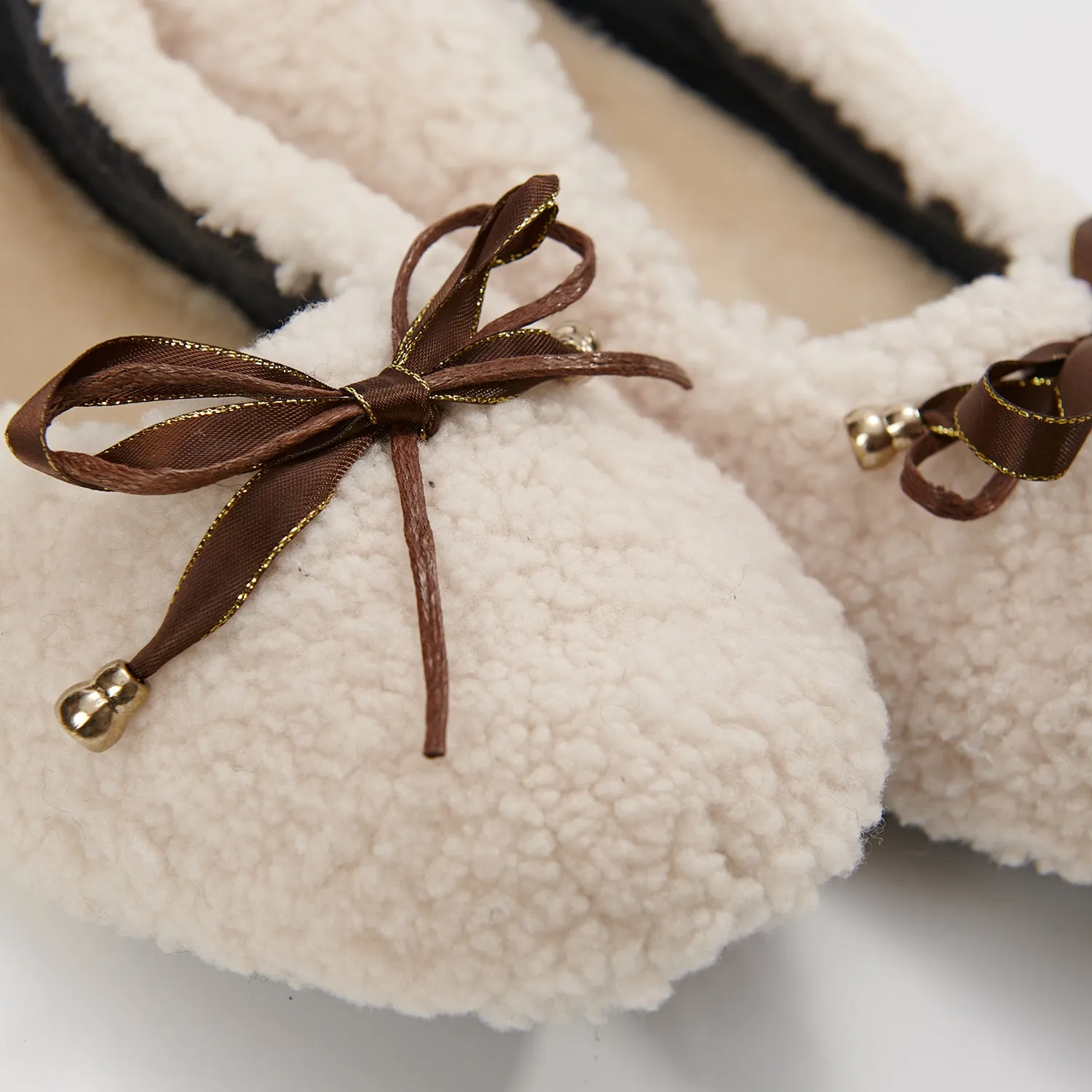 Ladies Sheepskin Ballet Slipper