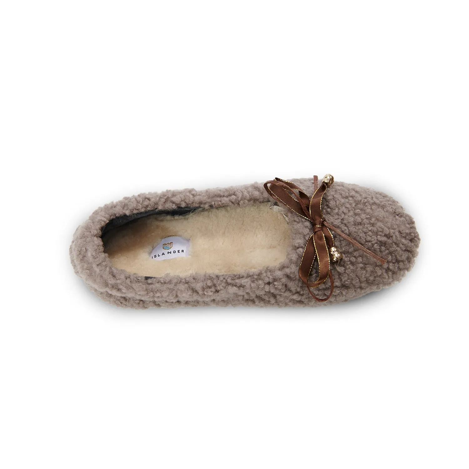 Ladies Sheepskin Ballet Slipper