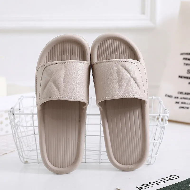 Lightweight Couple Men's Home Indoor Soft-soled Sandals And Slippers Women