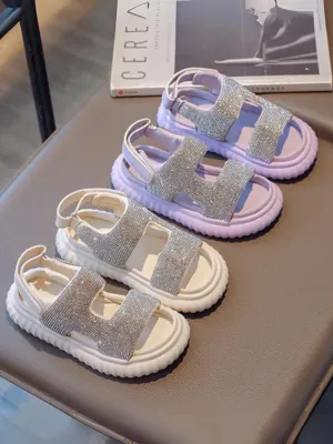 Lil' Fashionista Sparkly Sport Sandals By Liv and Mia