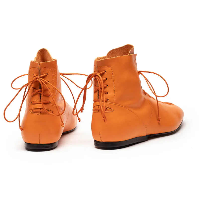 MAGRITTE Tangerine | Leather Boot