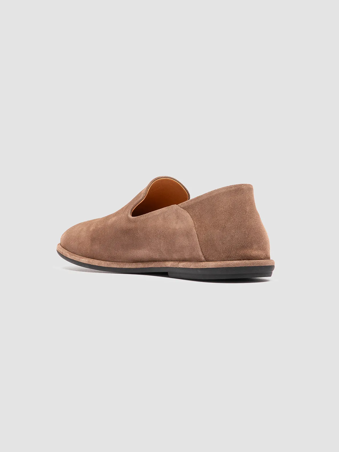 MIENNE 001 - Taupe Suede Penny Loafers