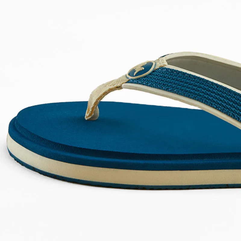 Neeman's Eco Fluffy Flip Flops | Blue | Soft & Comfortable