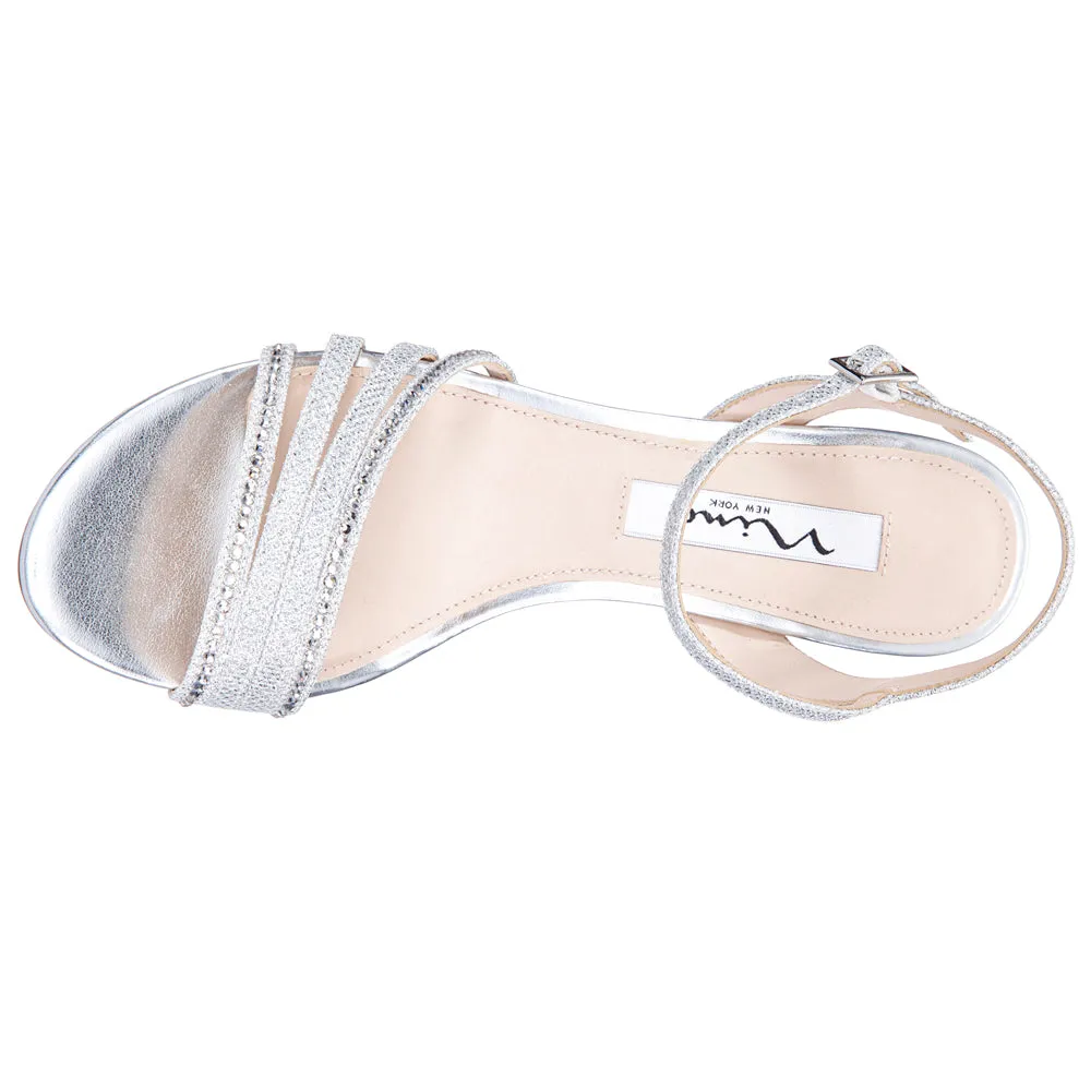 Nelena Rhinestone Wedding Sandals