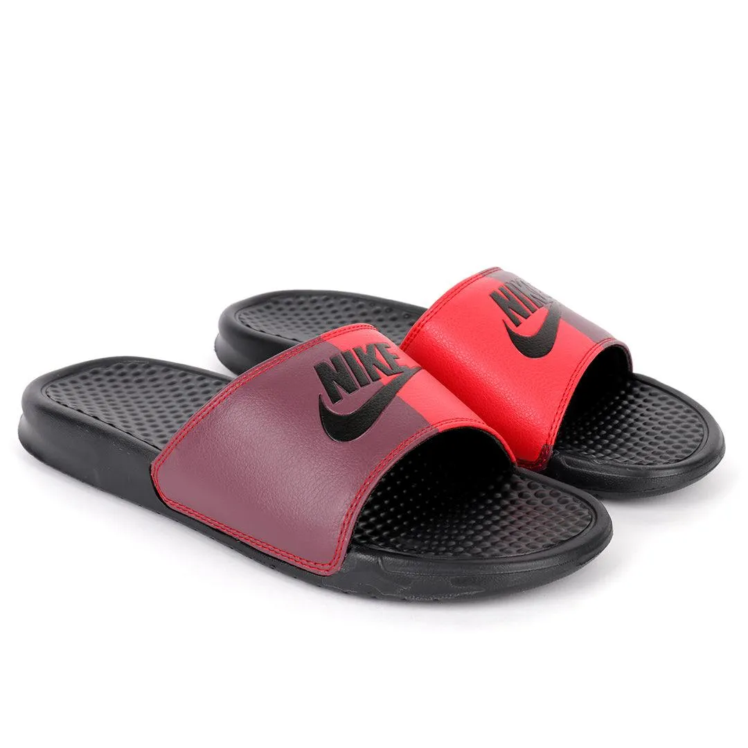 NK Benasi JDI Purple and Red Design Men's Slide