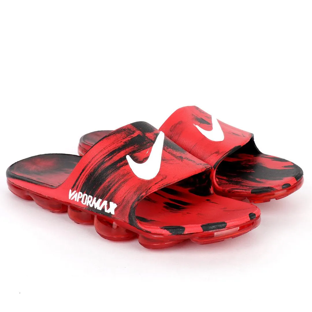 NK Benassi JDI Red and Black With White Design Logo Men's Slide