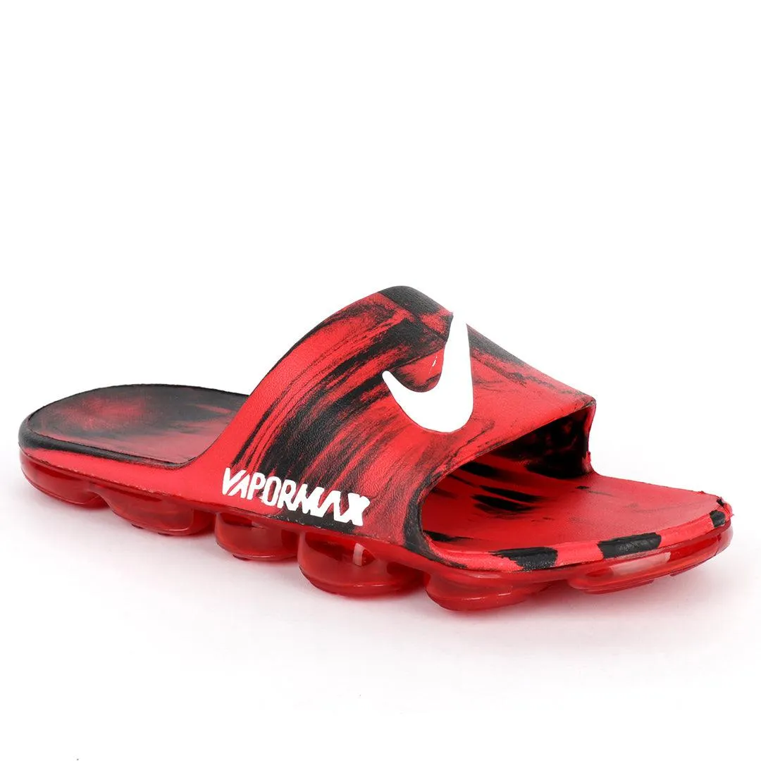 NK Benassi JDI Red and Black With White Design Logo Men's Slide