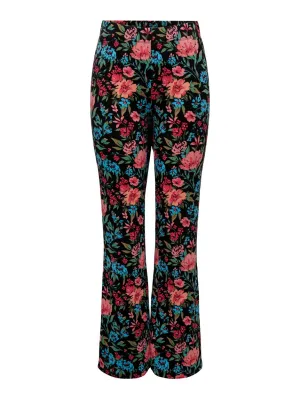 Onlpauline Flafred Pant Cs Jrs - Zwart Dessin