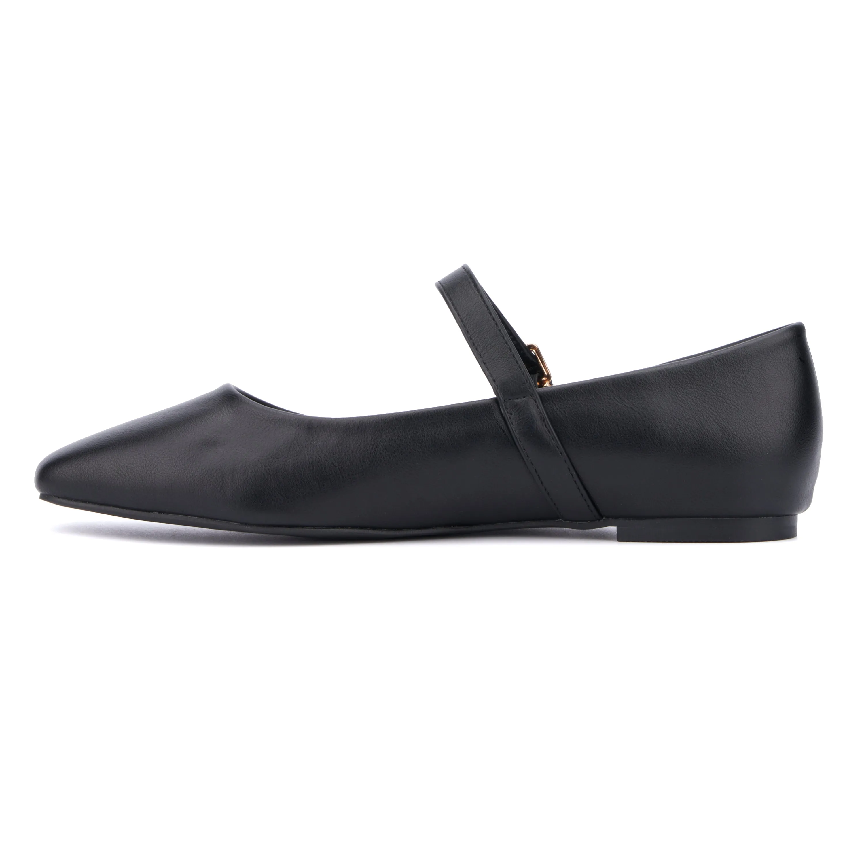 Page Buckle Ballet Flats