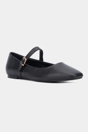 Page Buckle Ballet Flats