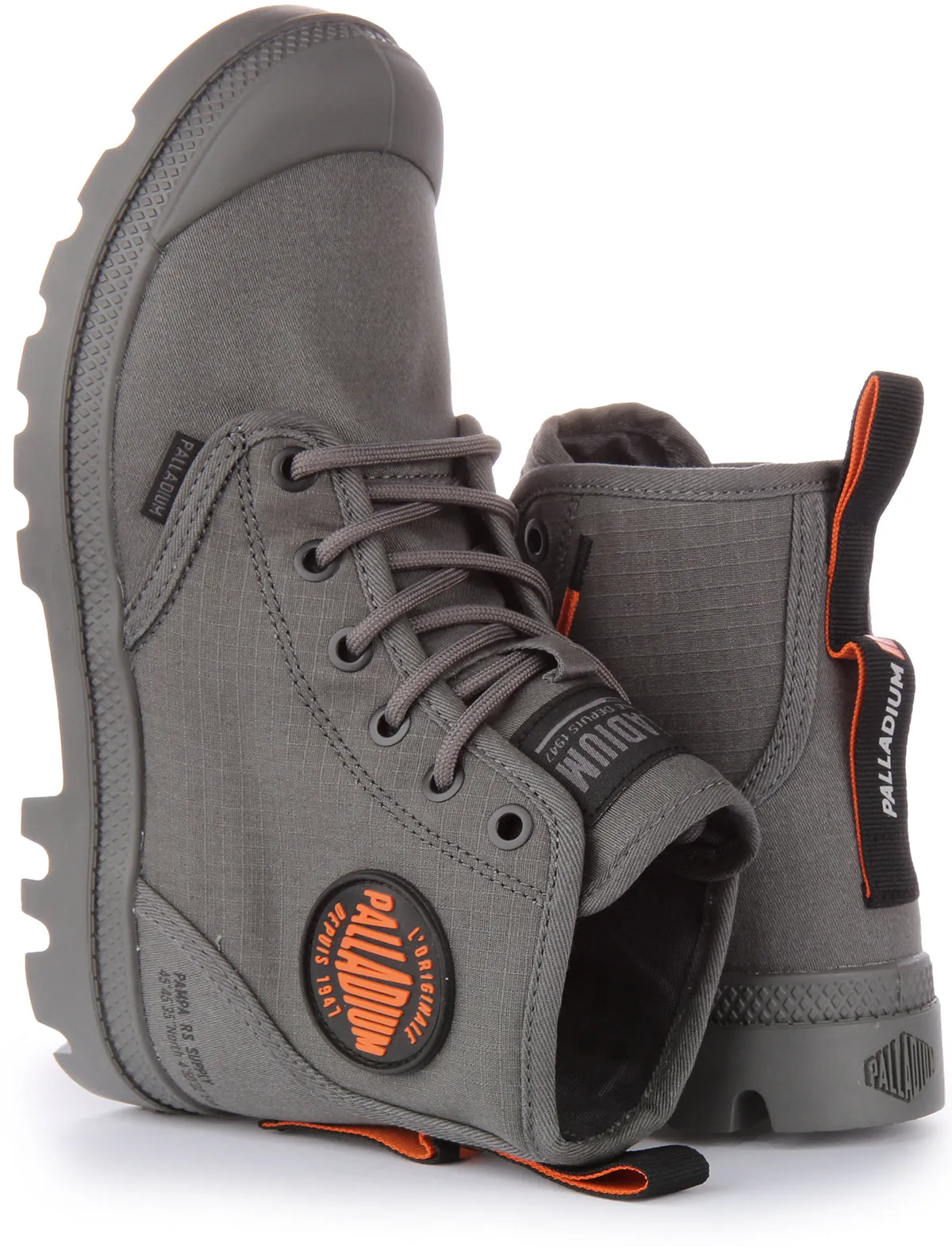 Palladium Pampa Hi Supply In Gun Metal For Unisex