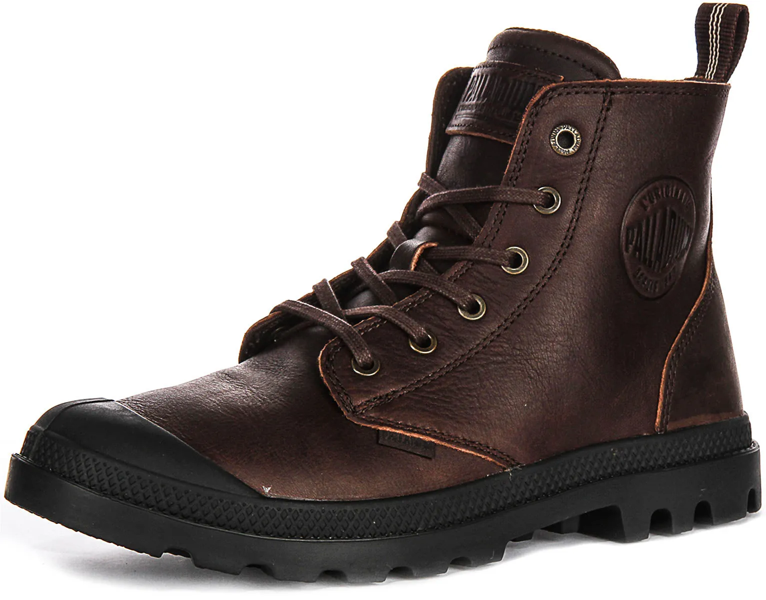 Palladium Pampa Hi Zip Lite In Brown