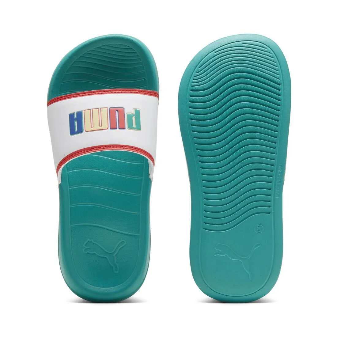 PUMA Pop Cat 20 Rsb Junior Slides Green