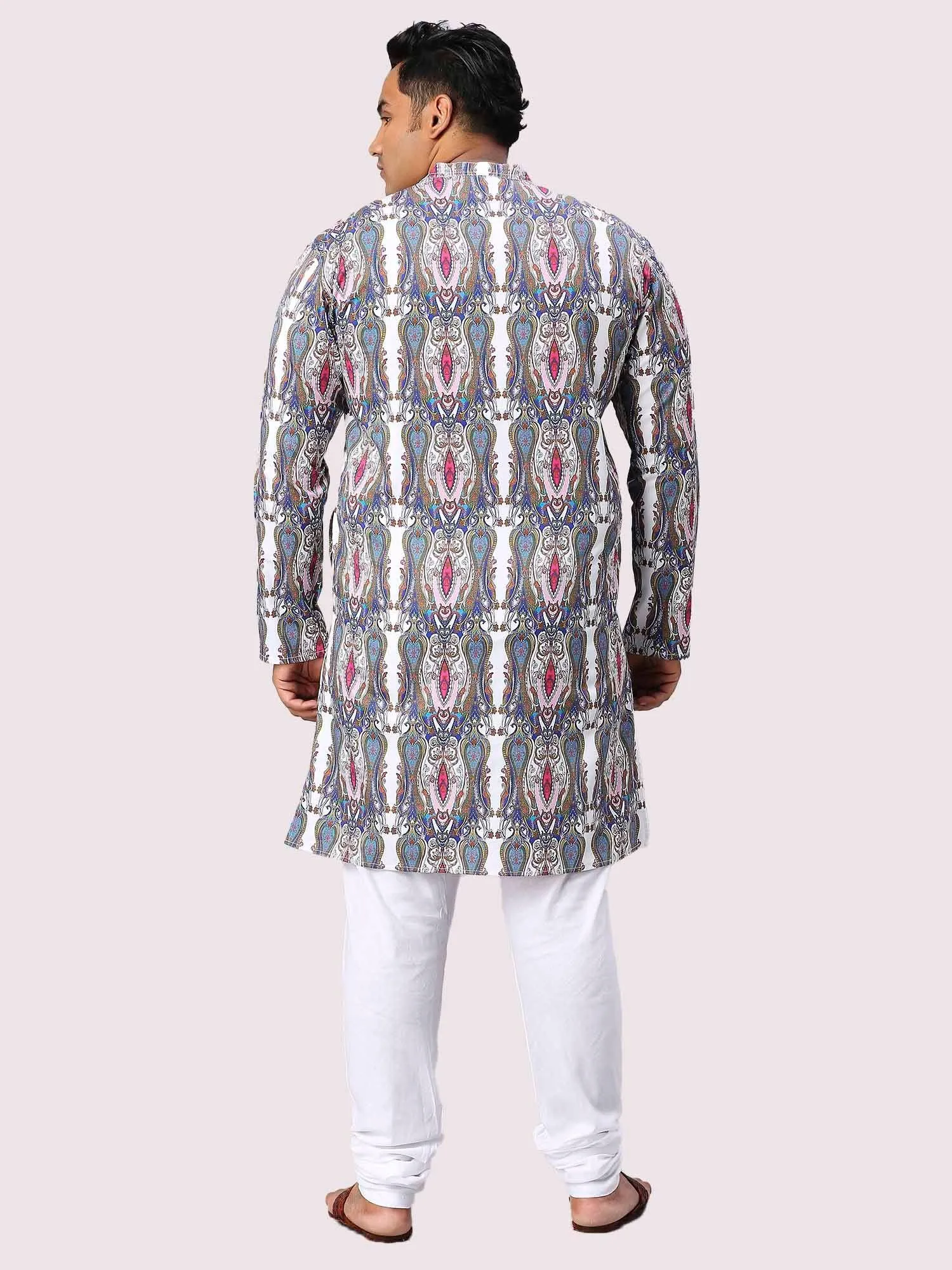 Regent Digital Printed Men's Plus Size Kurta