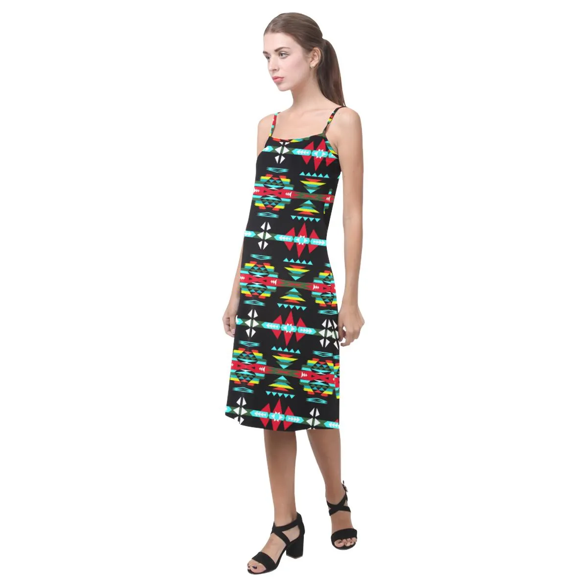 River Trail Sunset Alcestis Slip Dress