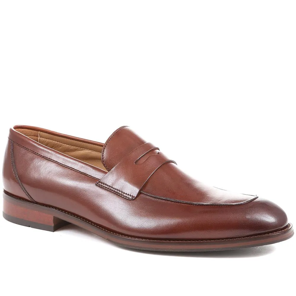 Russell Leather Penny Loafers - RUSSELL / 320 483