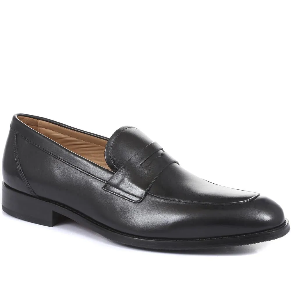 Russell Leather Penny Loafers - RUSSELL / 320 483