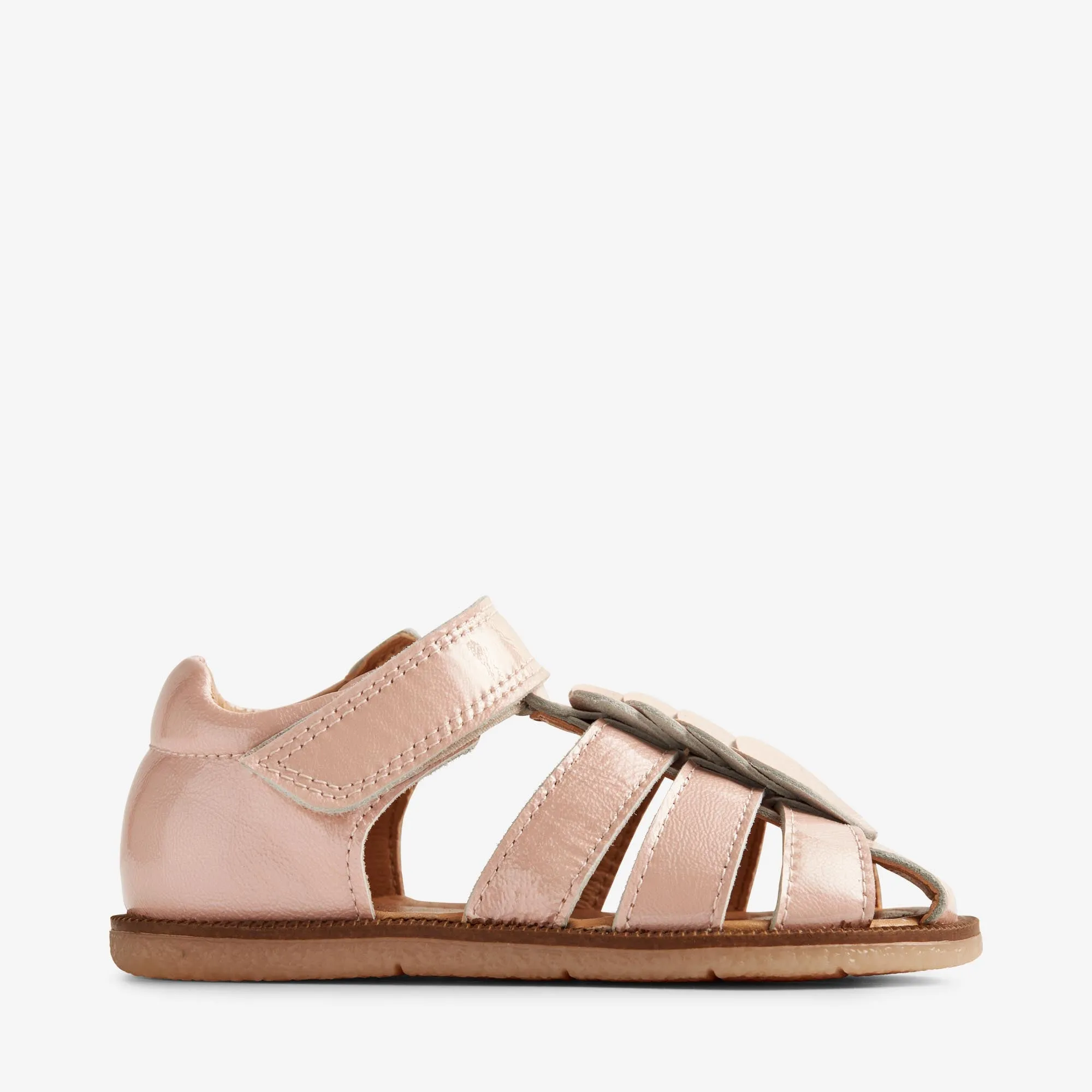 Sandal Closed Toe Hana Patent - rose ballet