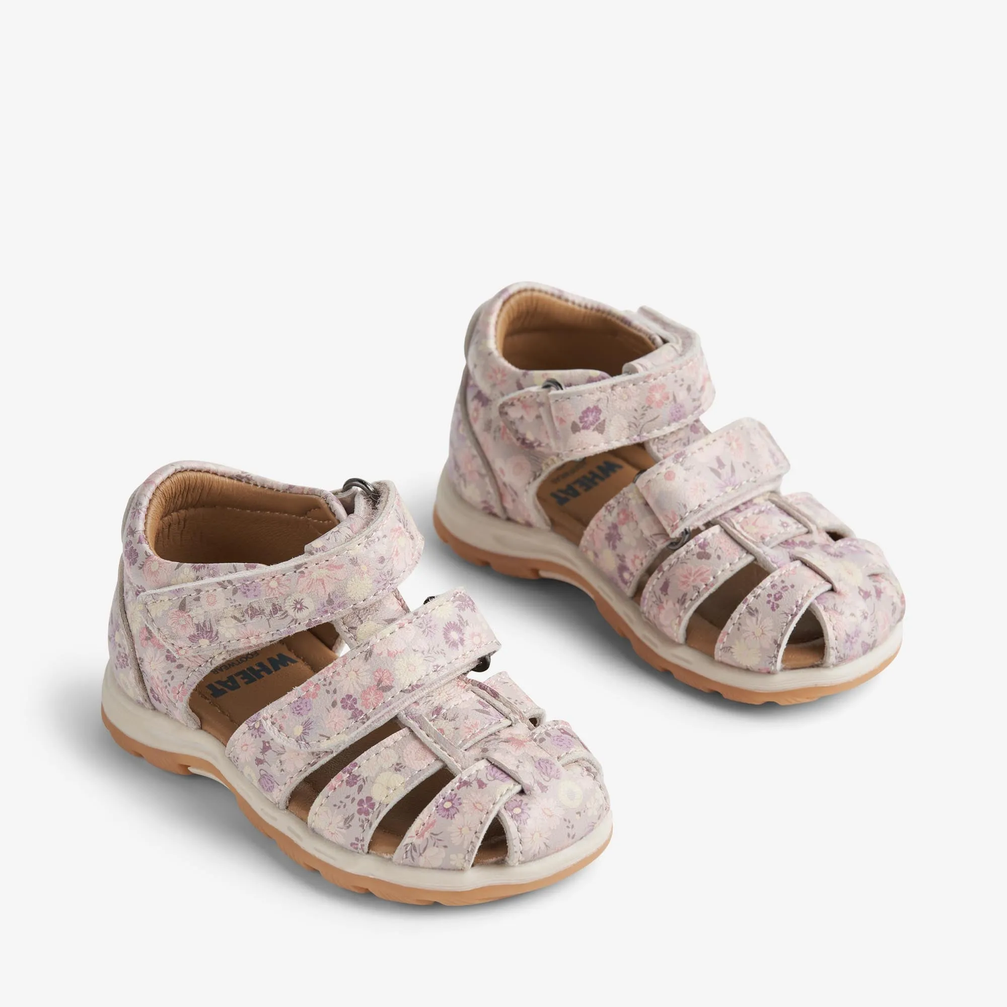 Sandal Frei L - clam multi flowers