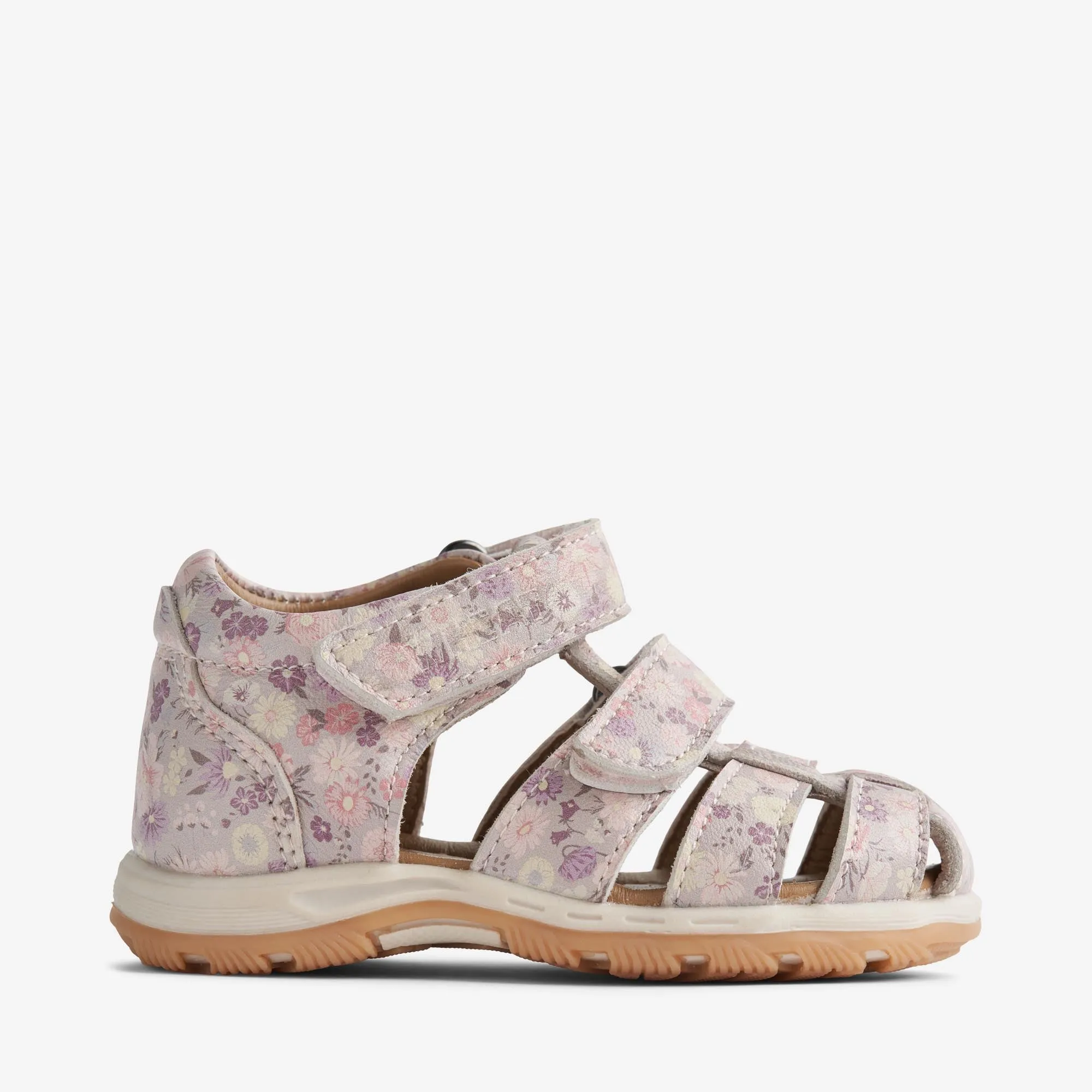 Sandal Frei L - clam multi flowers