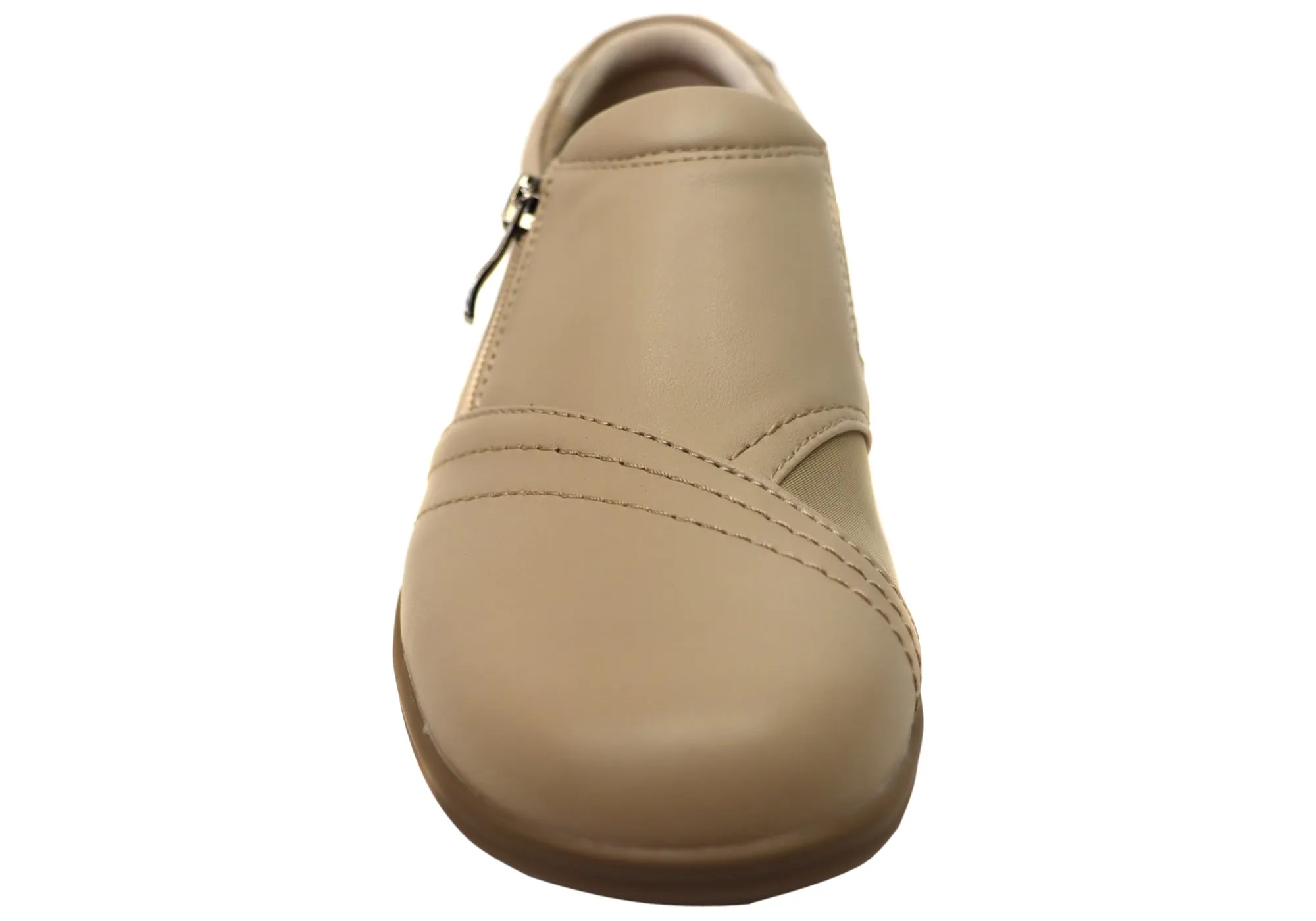 Scholl Orthaheel Leanne Womens Supportive Leather Comfort Shoes