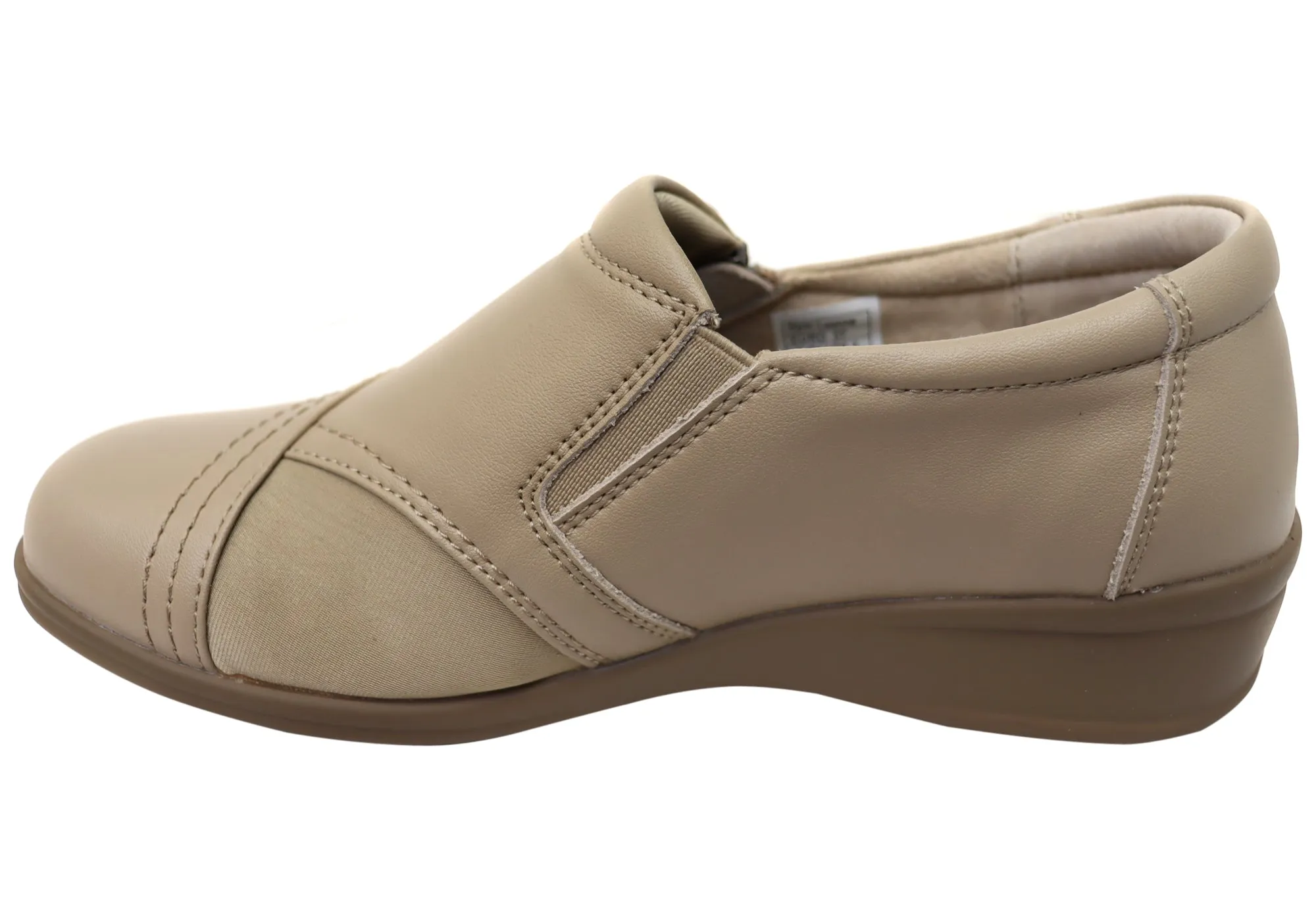 Scholl Orthaheel Leanne Womens Supportive Leather Comfort Shoes