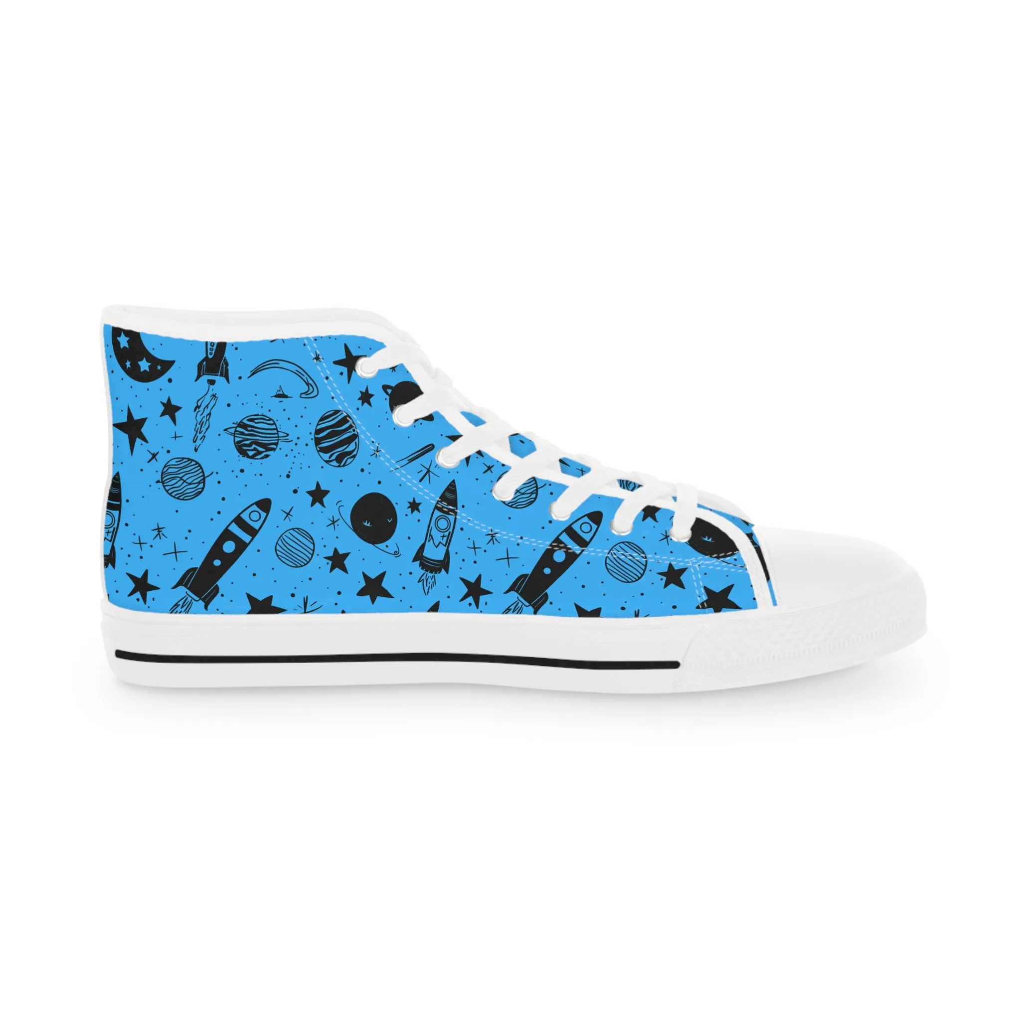 Space Man  -  Men's High Top Sneakers - China Only