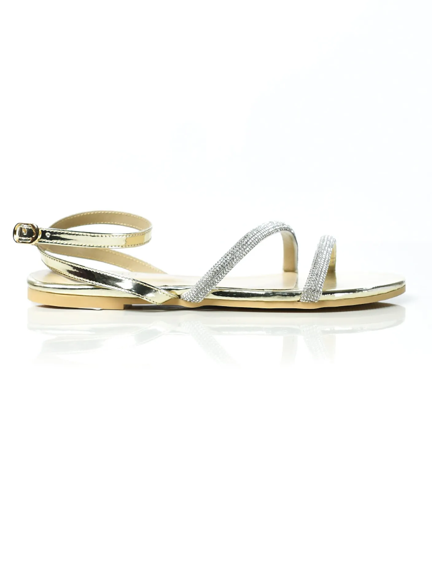 Sparkling Striped Sandals