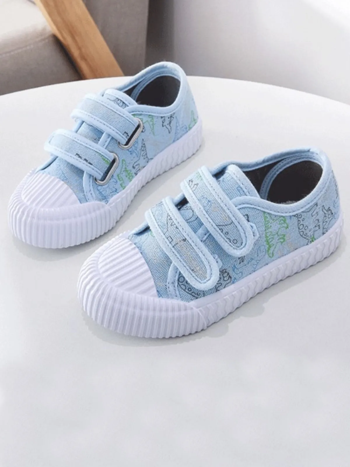 Strap-Tastic Style Velcro Strap Canvas Sneakers By Liv And Mia