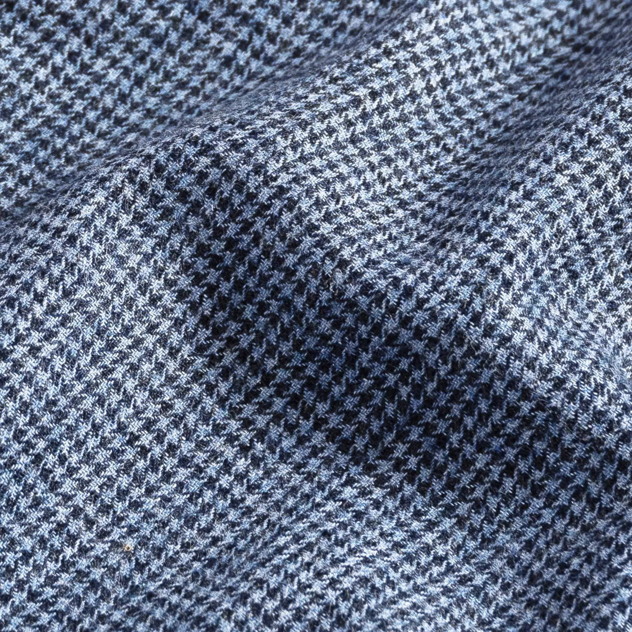 The Blue Conlon Houndstooth Custom Shirt