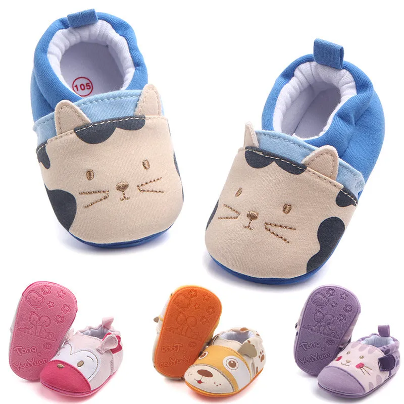 Toddler Slippers with Non-Slip Soft Rubber Soles