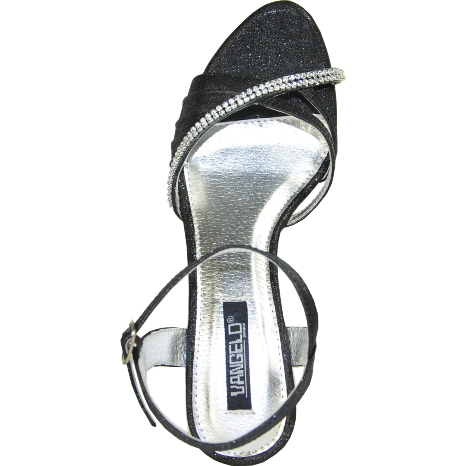 VANGELO Women Sandal FERNE-2 Heel Party Prom & Wedding Sandal Black