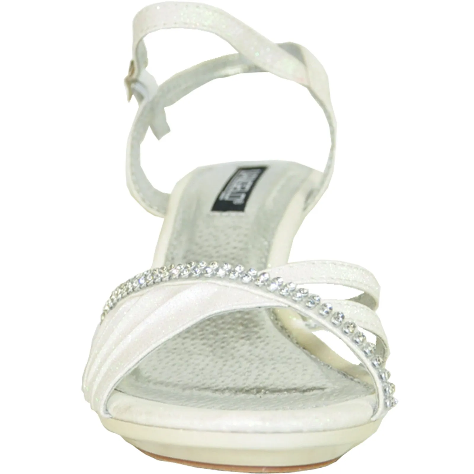 VANGELO Women Sandal FERNE-2 Heel Party Prom & Wedding Sandal White