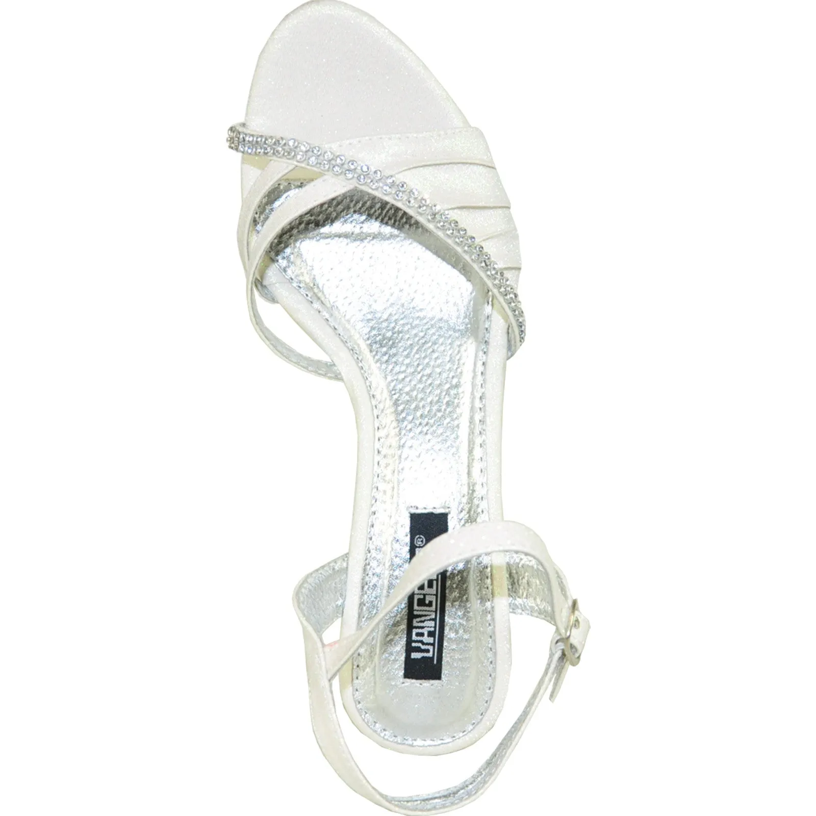 VANGELO Women Sandal FERNE-2 Heel Party Prom & Wedding Sandal White