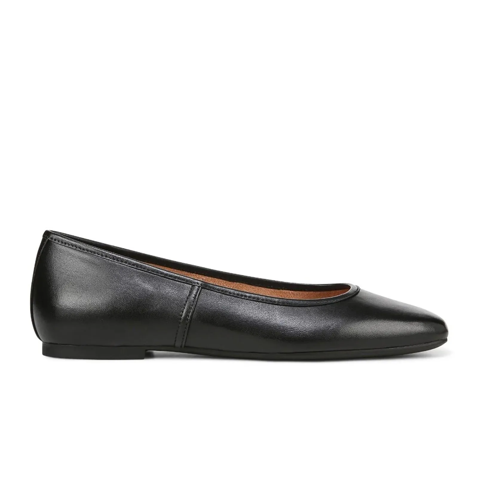 Vionic Orinda Flat (Women) - Black Leather