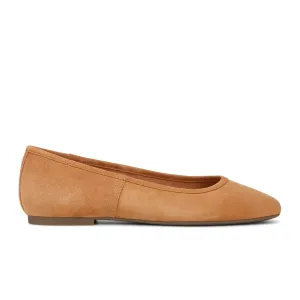 Vionic Orinda Flat (Women) - Brown Suede