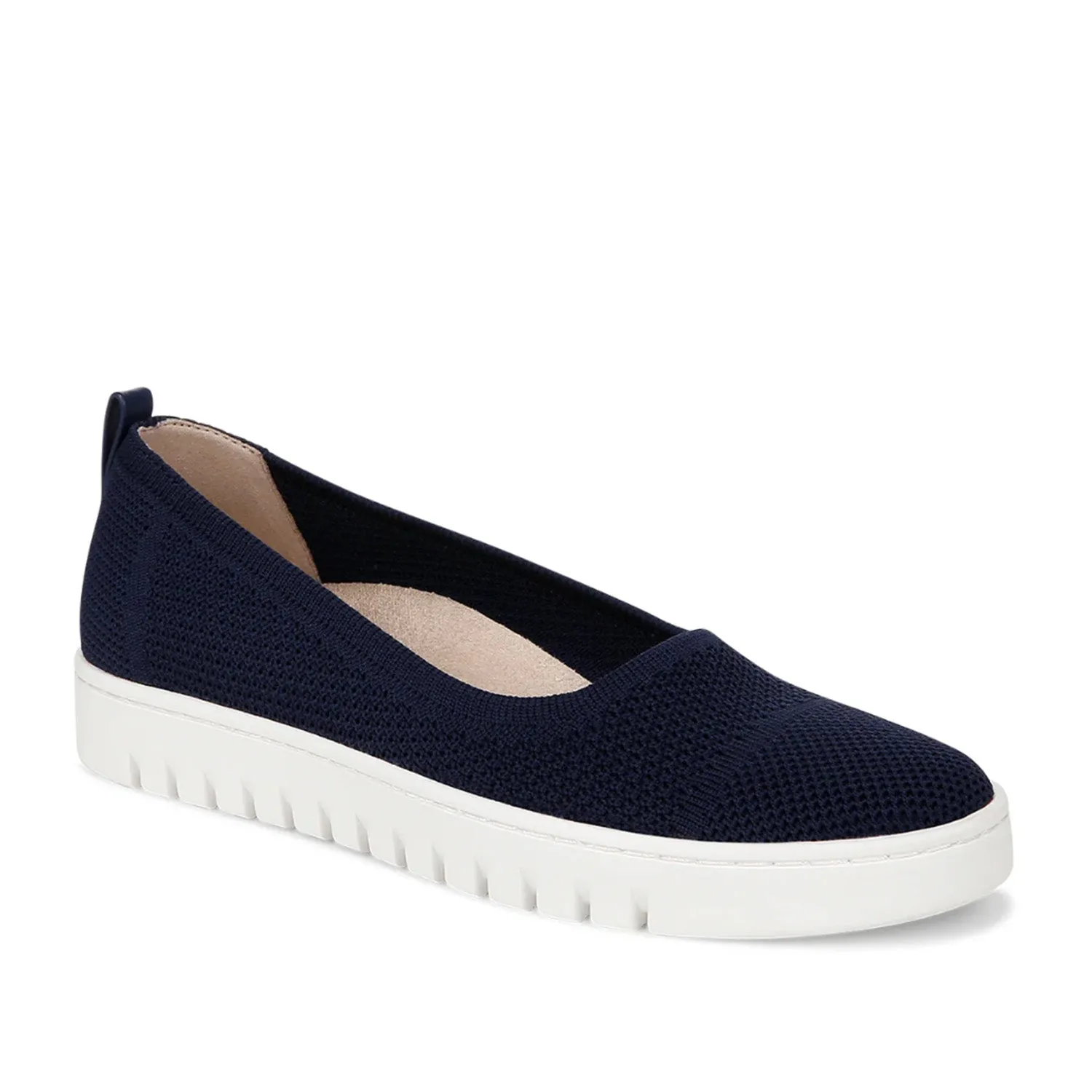 Vionic Women's Uptown Skimmer Flat in Navy