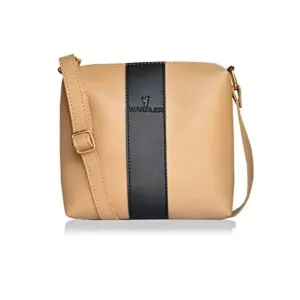 Warbler Sling Bag For Women's And Girl's | Beige