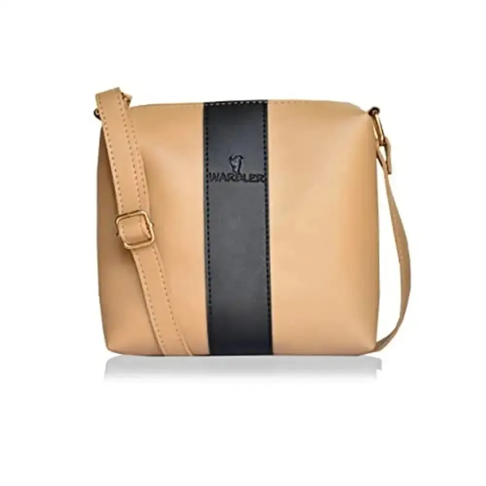 Warbler Sling Bag For Women's And Girl's | Beige