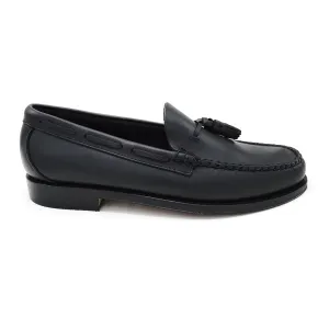 Weejuns Larkin Tassel Loafers Soft Black Leather