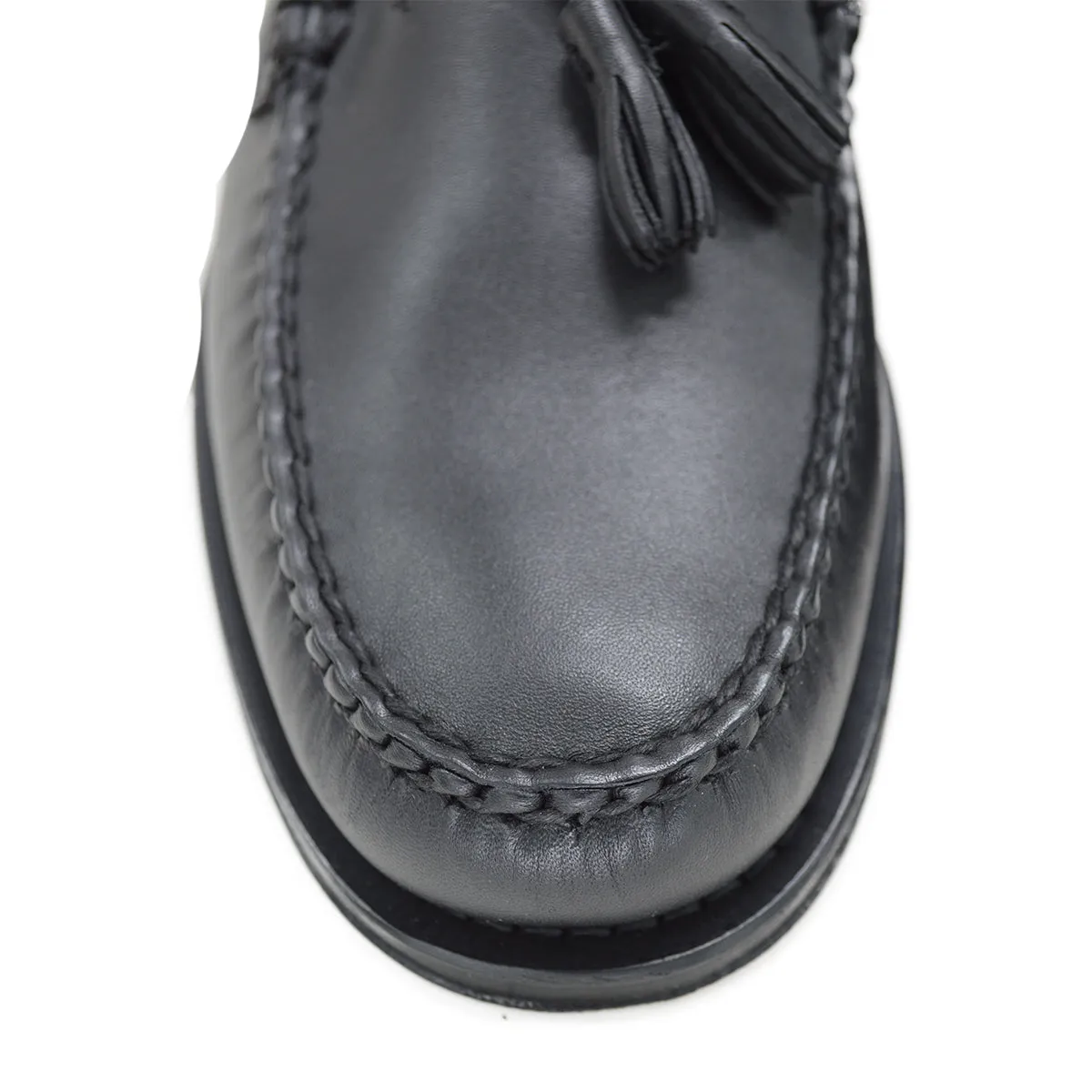 Weejuns Larkin Tassel Loafers Soft Black Leather