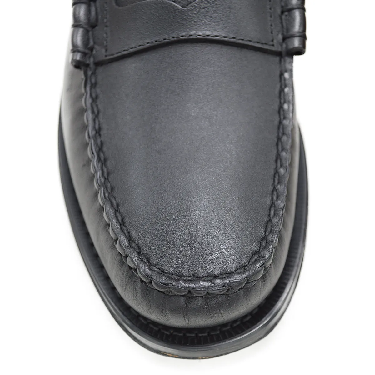 Weejuns Larson Penny Loafers Soft Black Leather