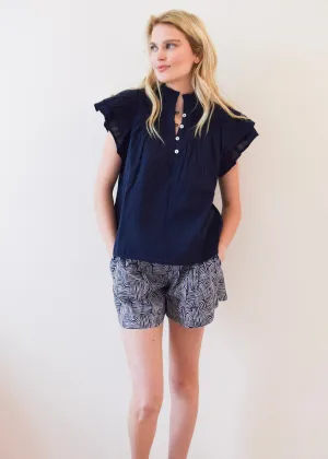 Willa Shorts Navy Swirl