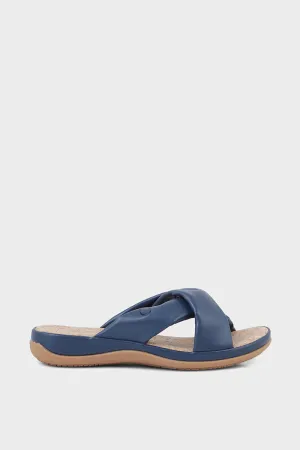 Women Comfort Slip On IK0013-Navy