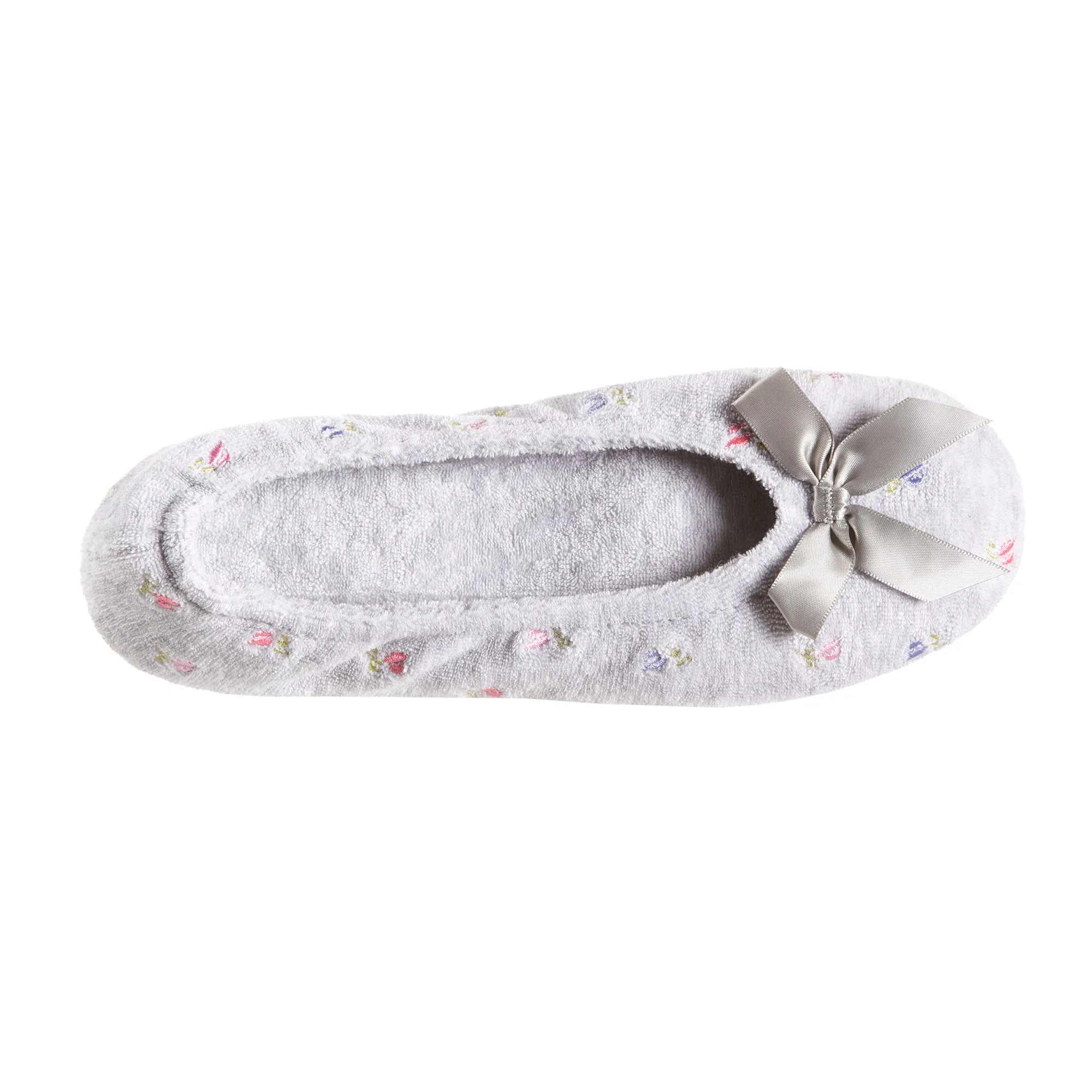 Women's Embroidered Terry Ballerina Slippers