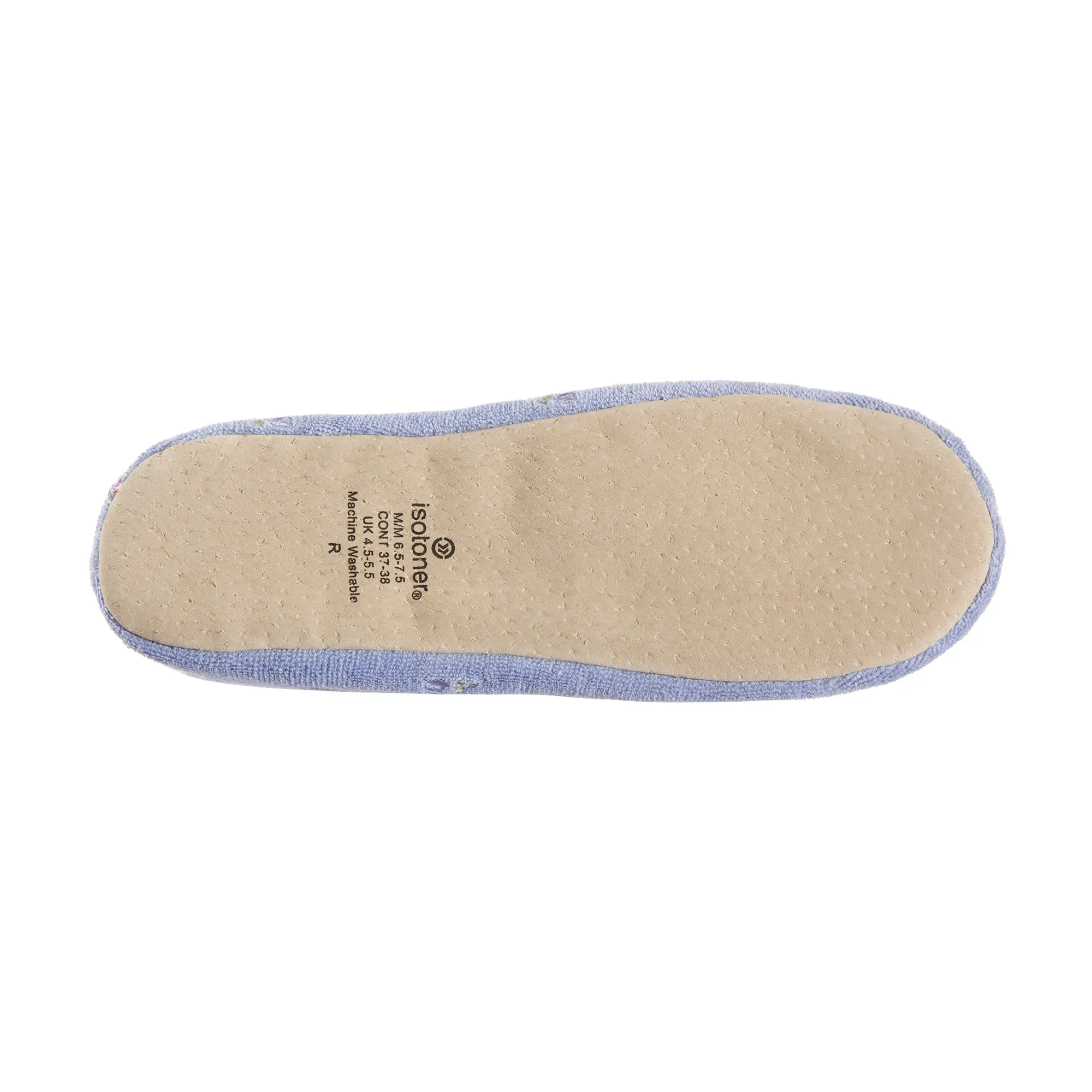 Women's Embroidered Terry Ballerina Slippers