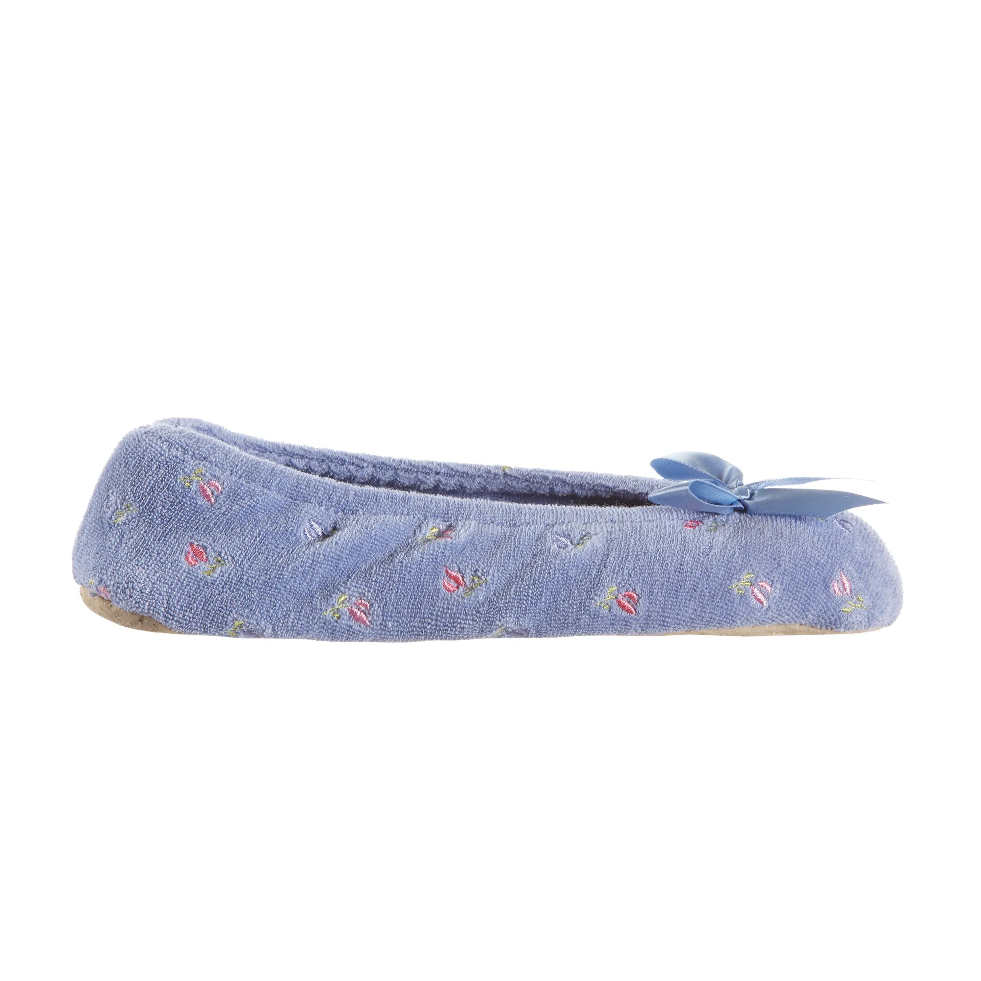 Women's Embroidered Terry Ballerina Slippers