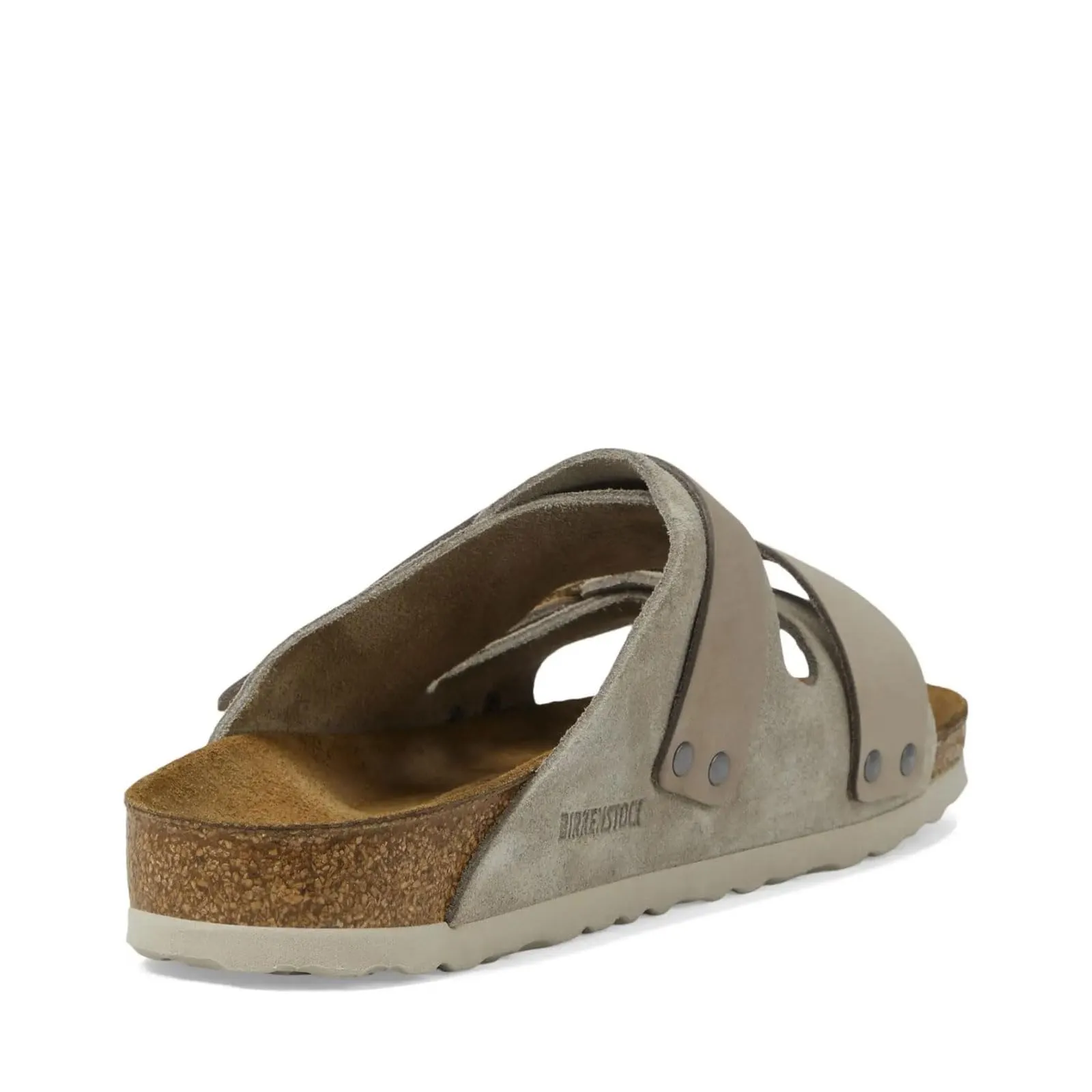 Women's Shoes Birkenstock UJI Nubuck/Suede Leather Slide Sandals 1025695 TAUPE